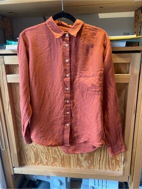 Power of my People proper fit linen shirt size L 🇨🇦